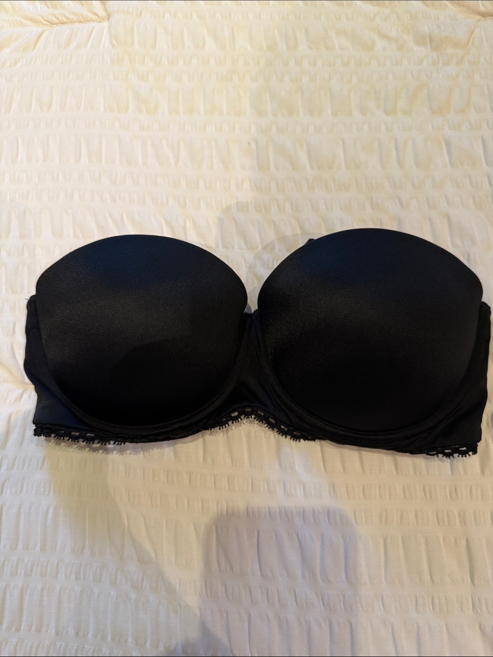 Calvin Klein black strapless bra